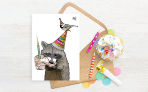 Greeting cards note cards card funny birthday animals cute stationery shawn braley illustration printed usa 